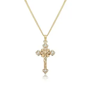 Authentic Radiant Faith Grand Cross Amulet - 18K Sun-Alchemized Gold Protection Talisman