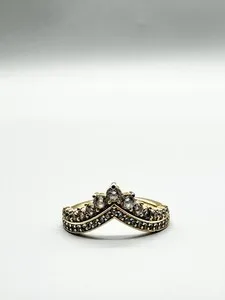 Authentic Celestial Wish Tiara - Sovereign Aura 14K Gold Plated Manifestation Ring