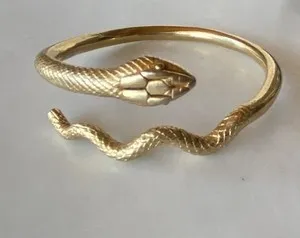 Authentic The 1992 Metropolitan Museum Golden Serpent Embrace Bracelet