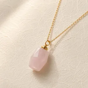 Authentic The Heart Alchemist Rose Quartz Talisman in 18K Gold Plate