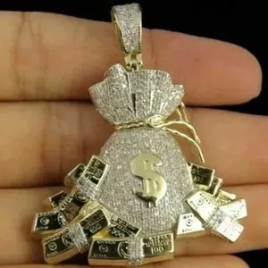 Authentic Abundance Amulet: 2.40Ct Round Cut Moissanite Globe Pendant