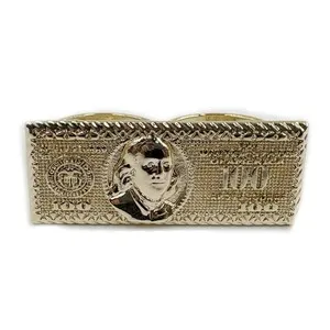 Authentic Wealth Attraction & Prosperity Guardian: 100 Dollar Bill Ring