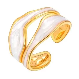 Authentic Gold Rush Rings #87118-0 18K Gold Plated Finger Ring