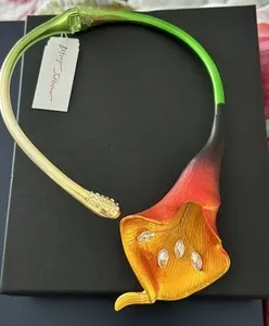 Authentic The Golden Dusk Ombré Crystal Collar