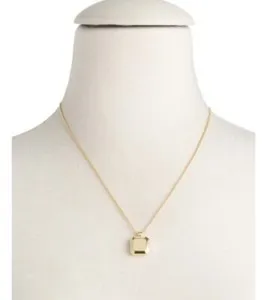 Authentic NWT - GORJANA 18k Gold Plated Adler Pendant Necklace