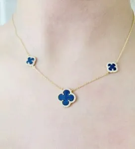 Authentic NWT 🌺 Rachel Zoe 18K Gold Plated 925 Sterling Silver Clover Necklace