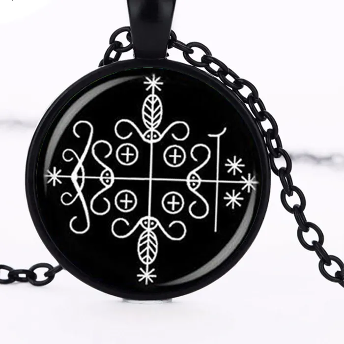 Authentic Papa Legba Voodoo Pendant Ritual Altar Pendant Occult Medallion Pendant Necklace Jewelry Hz1