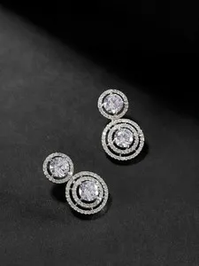Authentic Celestial Halo Radiant Drop Earrings: A Conduit of Luminous Grace