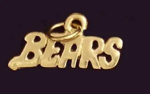 Authentic Spirit of the Gridiron: Chicago Bears Team Spirit Talisman - 24k Gold Plated Aura Amplifier