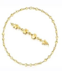 Authentic 💛🧡💫TOUS VERMEIL GOLD PLATED NECKLACE WITH HEARTS STARS AND BEARS