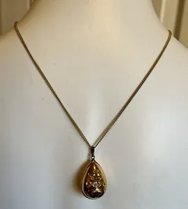 Authentic The Gilded Aviary Egg Pendant on Sacred Chain