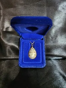 Authentic Unlock the Secrets of the Golden Egg: A 24K Gold-Plated Necklace of Enchanted Protection