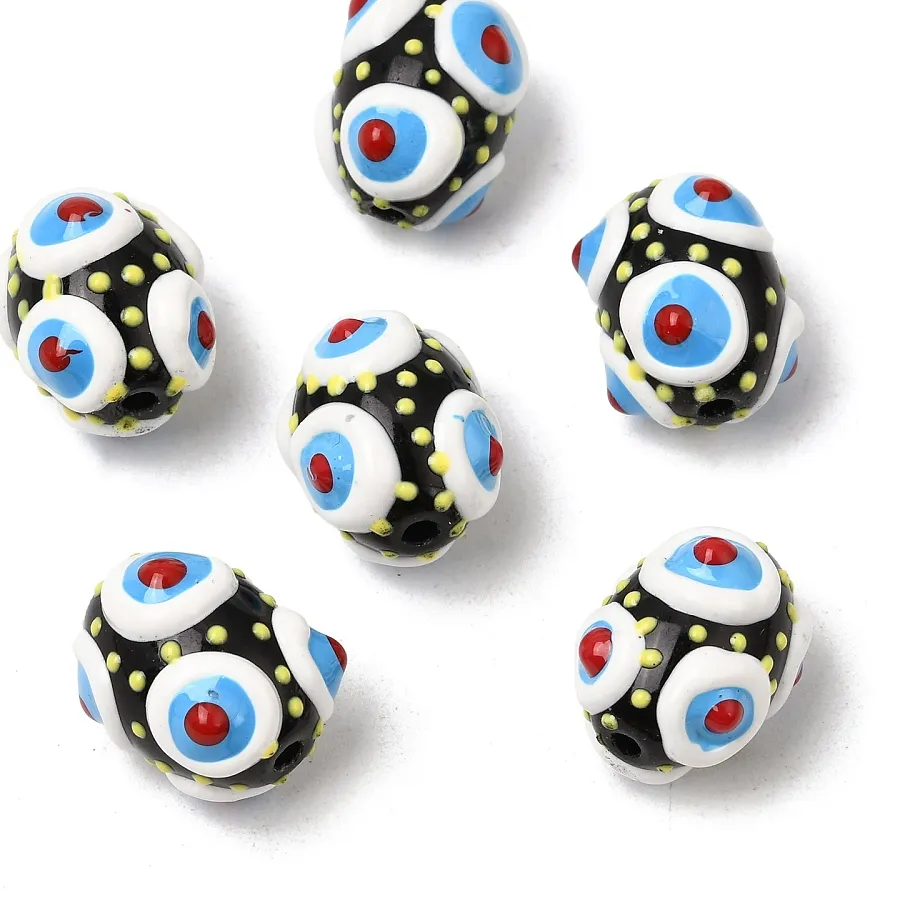 Authentic The Obsidian Gaze: Hand-Forged Evil Eye Focal Beads