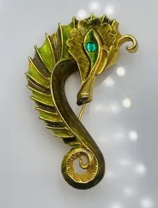 Authentic The Gilded Pachyderm: A Vintage Talisman of Wisdom and Prosperity