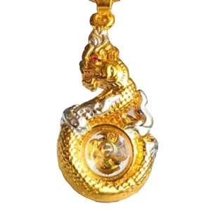 Authentic Mystical Dragon Naga Pendant: Unlocking Fortune and Protection