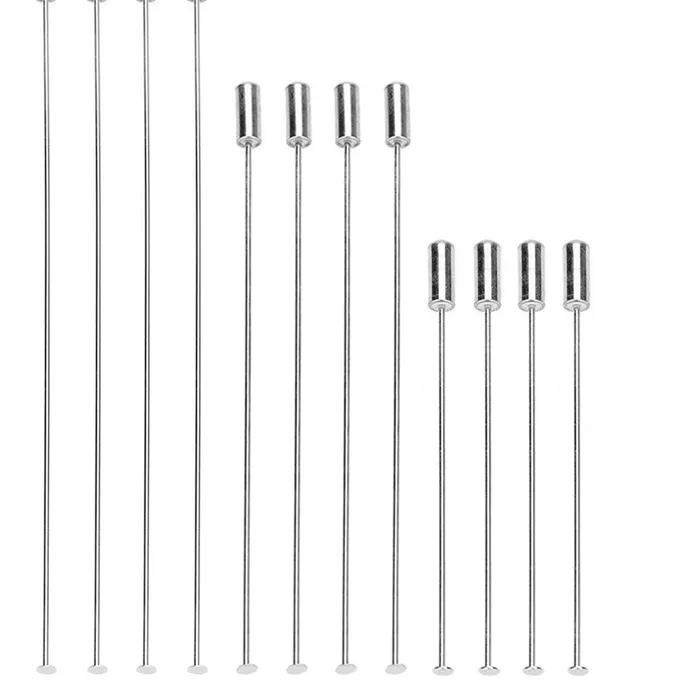 Authentic Shield of Protection: 10 Radiant Rhodium Headpins for Sacred Bonding