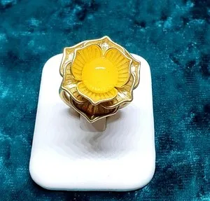 Authentic The Mystic's Baltic Amber Ring: A Talisman of Ancient Wisdom and Protection