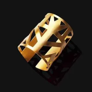 Authentic Gilded Lotus of the Nile Cuff
