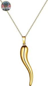 Authentic The Golden Cornicello - Ancient Shield of Fortune and Ward