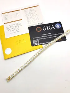 Authentic Celestial Radiance Moissanite Tennis Chain - 17cttw Aura Amplifying Gold Plated Talisman