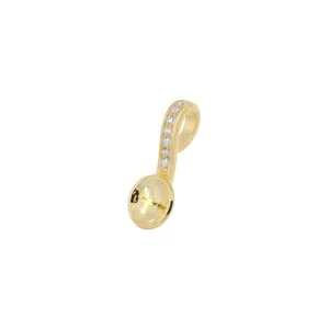 Authentic The Celestial Vessel: A Golden Conduit for Your Sacred Gem