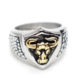 Authentic The Celestial Bull Talisman - Gold-Plated Taurus Ring