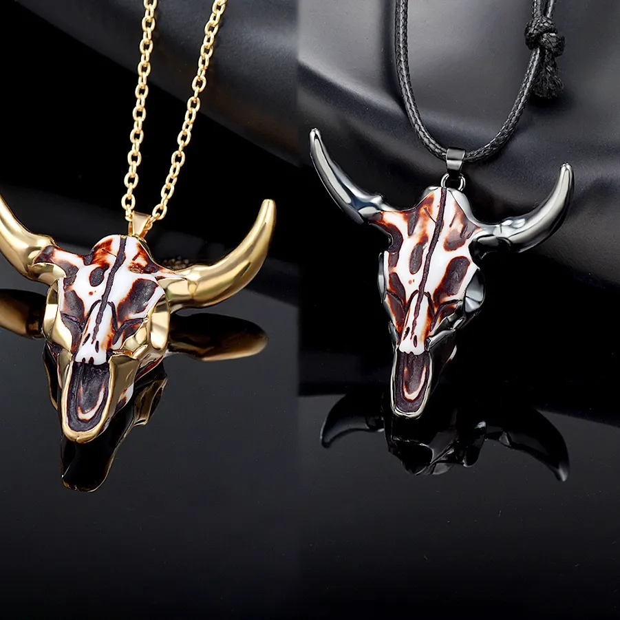 Authentic The Horned Guardian: Mystical Bovine Skull Amulet