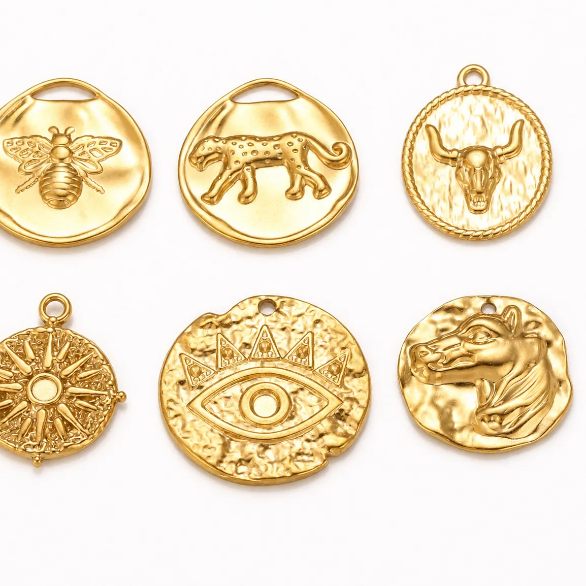 Authentic Talismanic Beasts of Wild Sovereignty: The Sacred Triad of the Cheetah, Bull, and Horse Charms