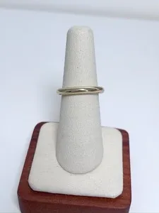 Authentic Shashi Revolve 14K Gold Plated Everyday Simple Classic Gold Band Ring Size 6