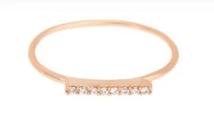 Authentic The Tracy Pave Luminary: A Rose Gold Conduit of Radiance