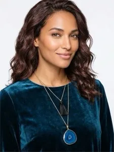 Authentic Unlock the Secrets of Serenity with Shashi Gemma's Celestial Necklace