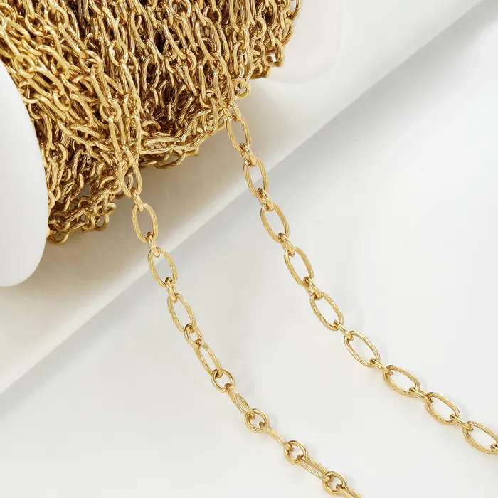 Authentic The Golden Spiral of Infinity Twisted Cable Chain