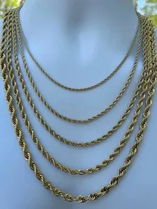 Authentic The Golden Path Rope Chain Amulet