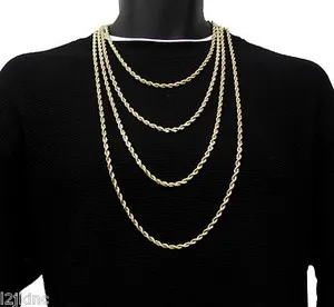 Authentic The Golden Thread of Sovereignty French Rope Chain