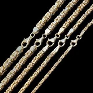 Authentic The Golden River of Eternity Byzantine Chain