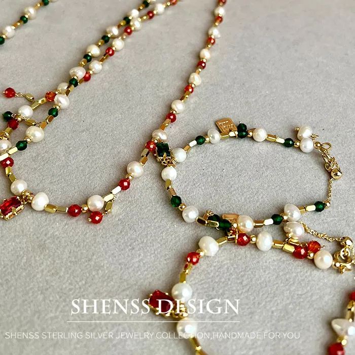 Authentic Radiant Luminescence Pearl and Zircon Golden Talisman