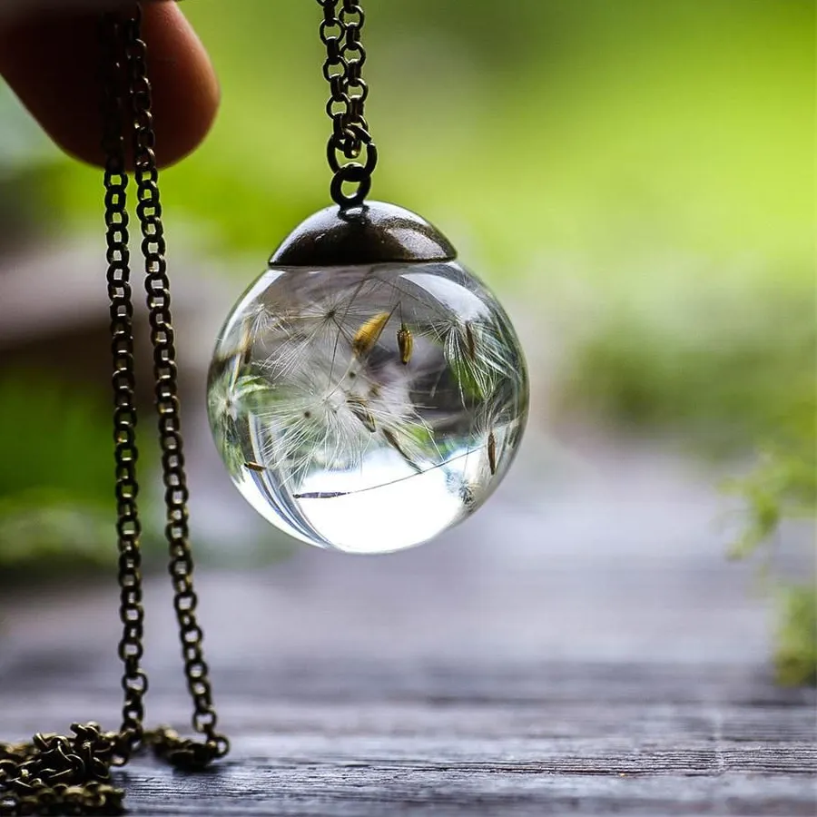 Authentic The Ethereal Dandelion Seed Orb: A Vessel of Manifested Intentions