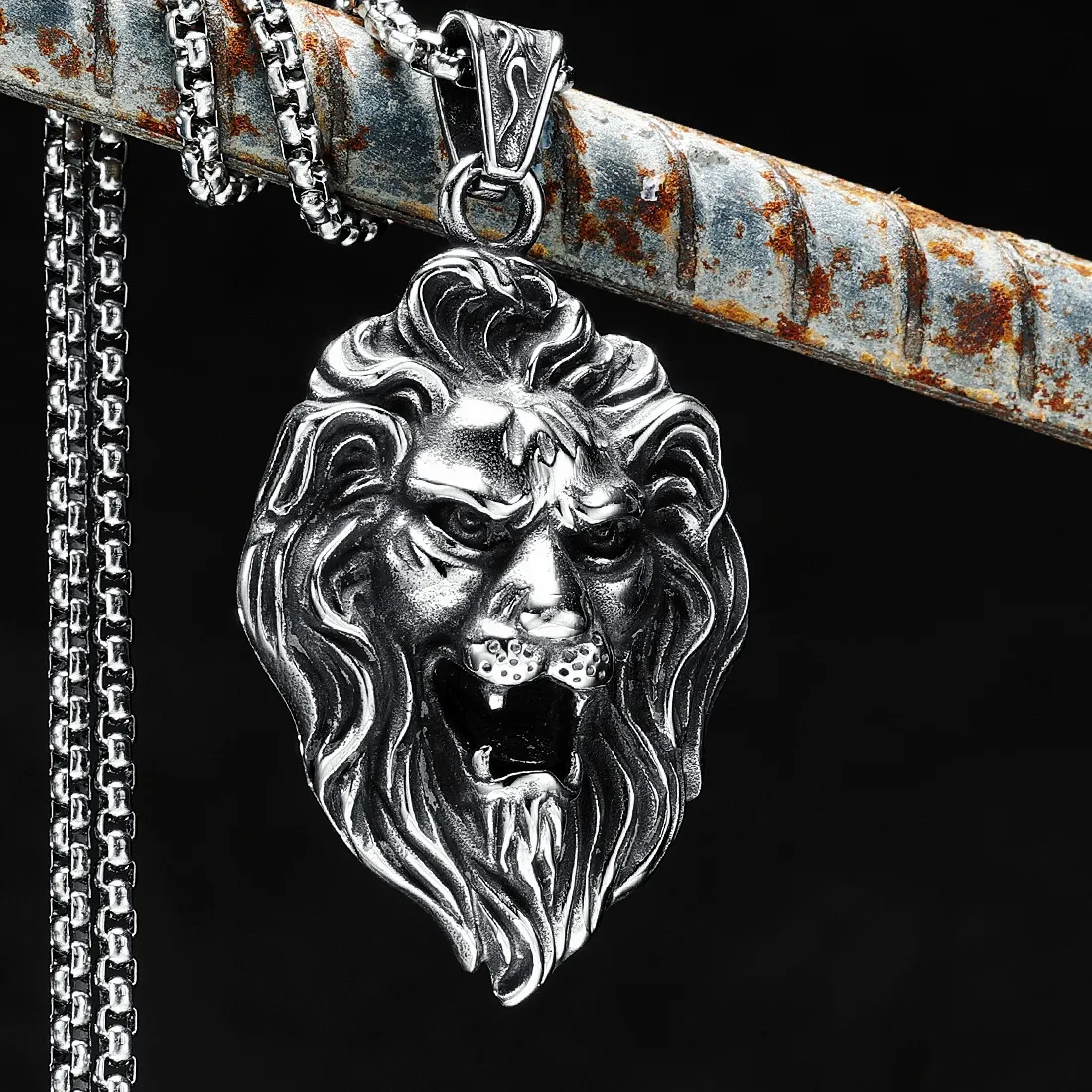 Authentic The Regal Lion Amulet of Sovereign Strength and Vitality