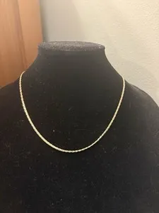 Authentic The Gilded Conduit: 18-Inch Radiant Gold-Plated Chain