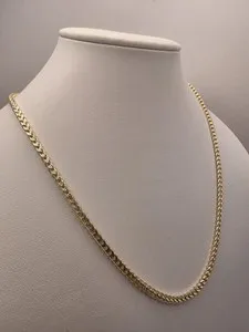 Authentic The Golden Serpent Path: 925 Sterling Silver Cuban Link Chain