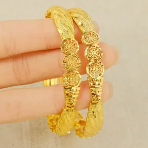 Authentic The Golden Cipher Embossed Open Cuff