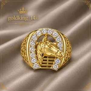 Authentic Guardian's Blessing: 1.120Ct Moissanite Horseshoe Design Ring