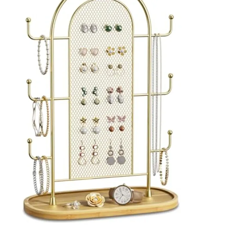 Authentic Earring Sanctuary: A Golden Nexus for Spiritual Balance