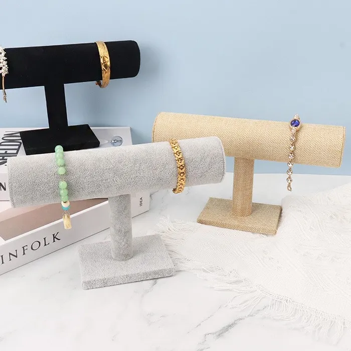Authentic Felt Single-Layer Watch & Bracelet Display Stand - Jewelry Organizer for Display & Storage