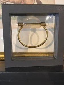 Authentic Golden Spiral Bar Bangle – Sacred Shield of Light