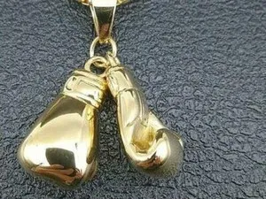 Authentic Amulet of Unyielding Spirit: Boxing Gloves Transformed to Shield Your Courage