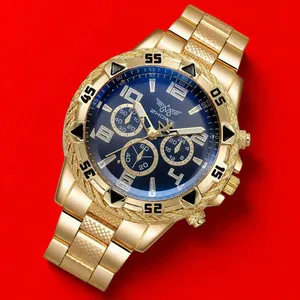 Authentic Timeless Vigilance - Men's Gold-Plated Watch of Protection