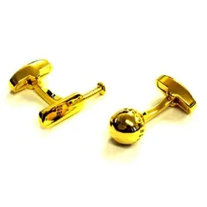 Authentic The Golden Pitch Cufflinks: A Tribute to the Gentleman's Game