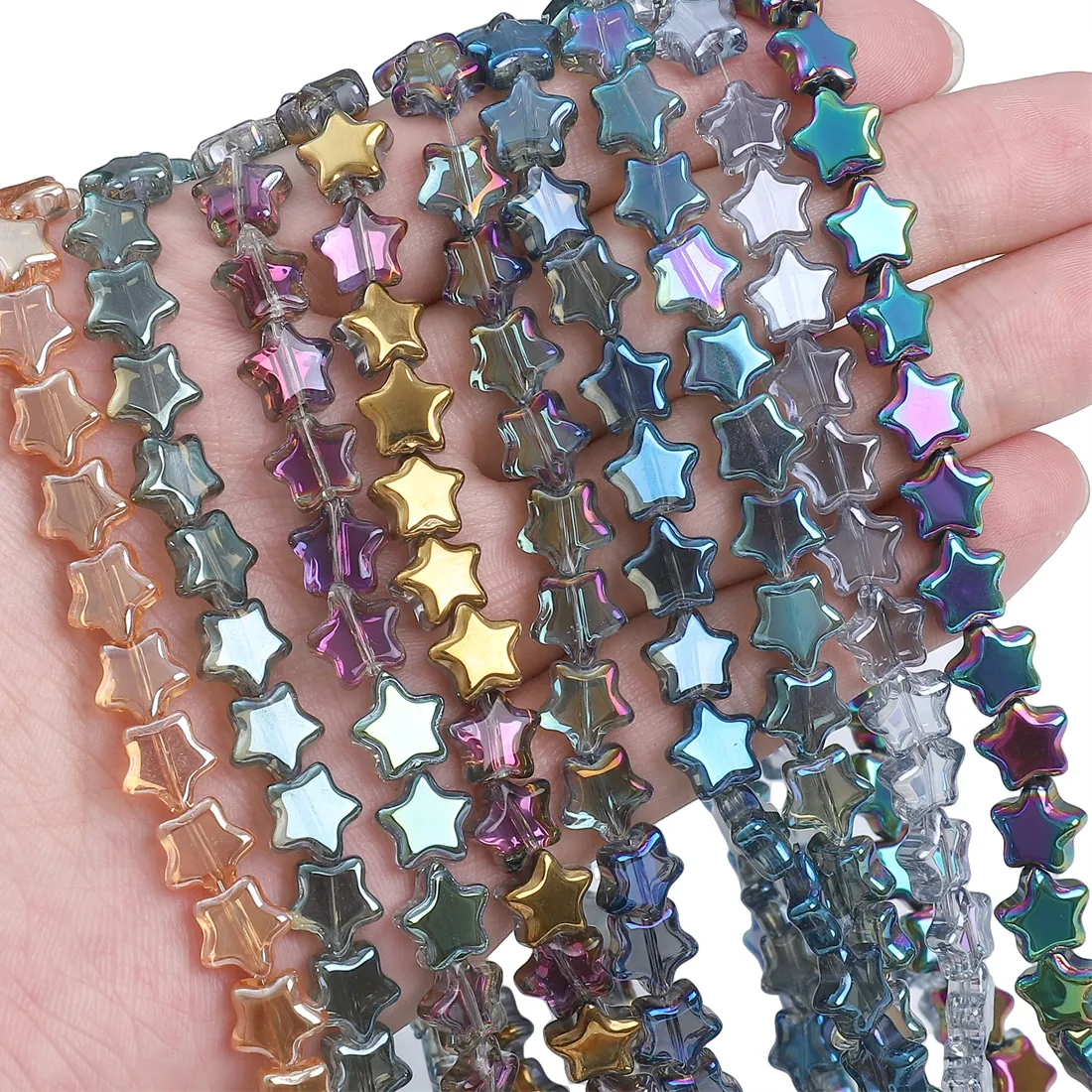 Authentic Starlight Protection: Five-Pointed Star Beads for Amplified Energy