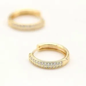 Authentic Radiant Solar Resonance Hoop Earrings in 18K Gold Plate